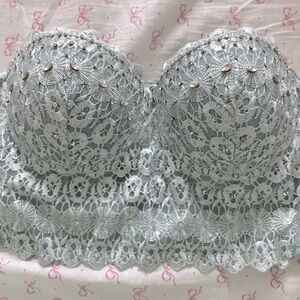 Windsor Blue Bustier Top L